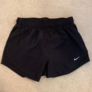 black nike shorts